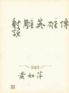 射雕英雄传 小说