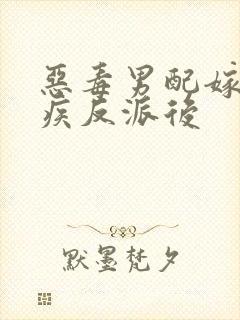 恶毒男配嫁给残疾反派后