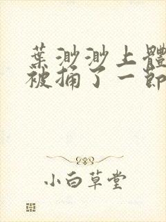 叶渺渺上体育课被捅了一节课