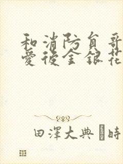 和消防员哥哥恋爱后金银花趣笔阁