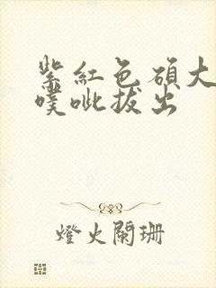 紫红色硕大噗呲噗呲拔出