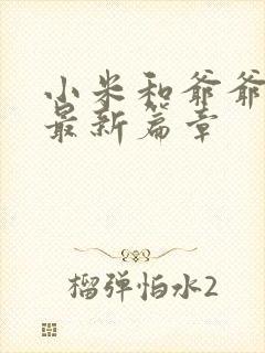 小米和爷爷系列最新篇章