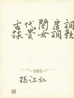 古代闺房调教h揉贵女调教记