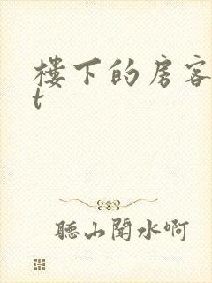 楼下的房客txt
