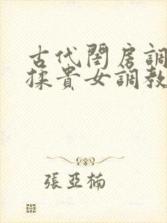 古代闺房调教h揉贵女调教记