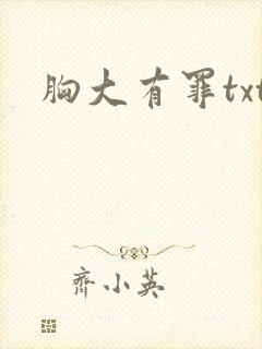 胸大有罪txt