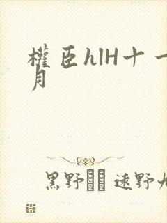 权臣hlH十一月
