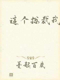 这个总裁我要了