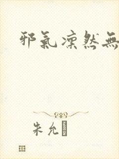 邪气凛然无弹窗