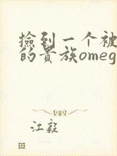 捡到一个被抹布的贵族omega