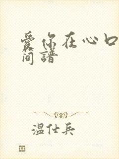 爱你在心口难开简谱