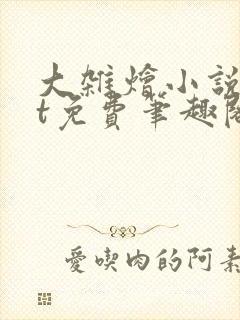 大杂烩小说txt免费笔趣阁