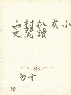 山村扒灰小说全文阅读