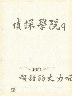 侦探学院q