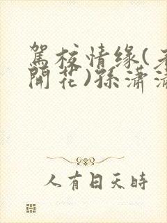 驾校情缘(老树开花)孙潇潇笔趣阁