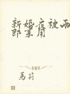 新婚夜被两个伴郎享用