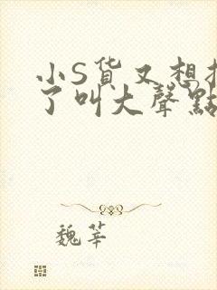 小S货又想挨C了叫大声点小