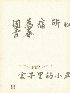 因为痛 所以叫青春