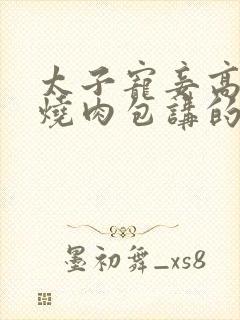 太子宠妾高肉红烧肉包讲的什么