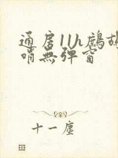 通房11h鹧鸪哨无弹窗