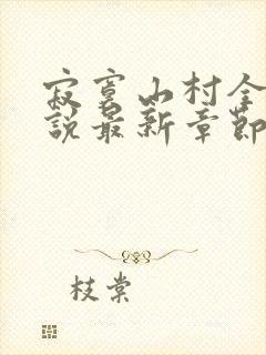 寂寞山村全部小说最新章节