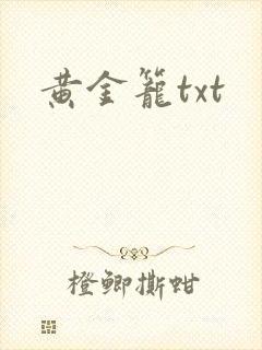 黄金笼txt