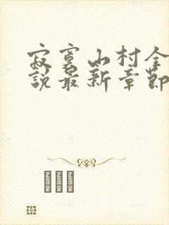 寂寞山村全部小说最新章节