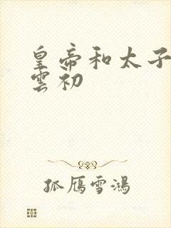 皇帝和太子妃h云初