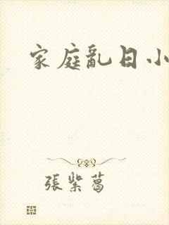 家庭乱日小说
