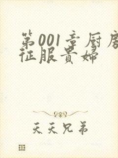 第001章厨房征服贵妇