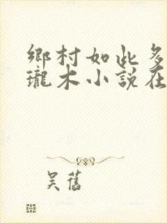 乡村如此多娇玲珑木小说在线阅读