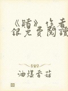 《赌》作者木口银免费阅读