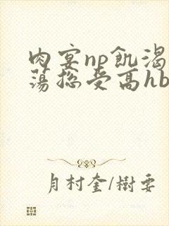 肉宴np饥渴放荡总受高hbl