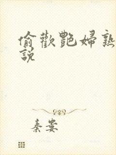 偷欢艳妇熟女小说