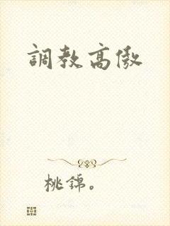调教高傲