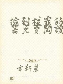 捡到校霸的遥控器免费阅读