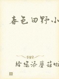 春色田野小说