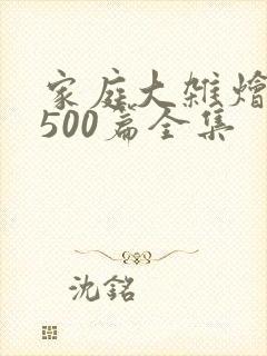 家庭大杂烩小说500篇全集