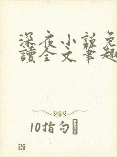 深夜小说免费阅读全文笔趣阁