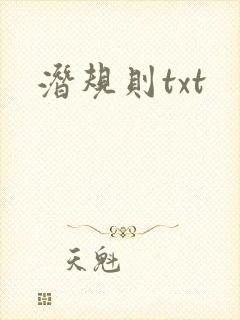 潜规则txt