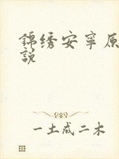 锦绣安宁原著小说