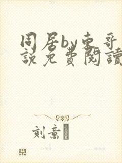 同居by东哥小说免费阅读全文无弹窗