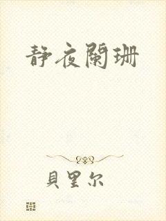 静夜阑珊