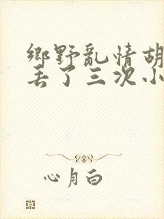 乡野乱情胡秀英丢了三次小说