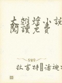 大杂烩小说全集阅读免费