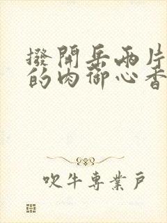 拨开岳两片肥嫩的肉御心香帅