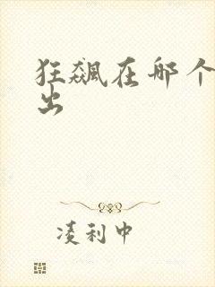 狂飙在哪个台播出