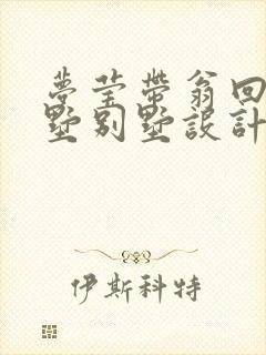 梦莹带翁回乡别墅别墅设计