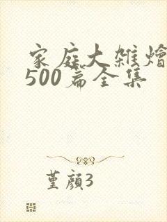 家庭大杂烩小说500篇全集