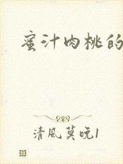 蜜汁肉桃的简介